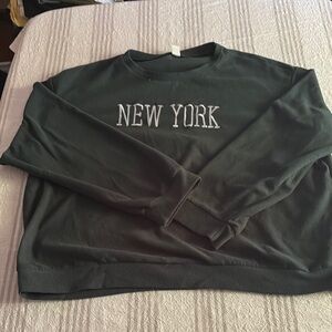 New York Dark Green Women’s Sweatshirt XL